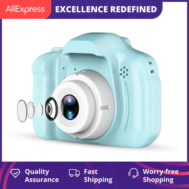 Mini cámara de vídeo HD con tarjeta SD para niños, cámara Digital de grabación inteligente, juguetes deportivos para niños, regalo