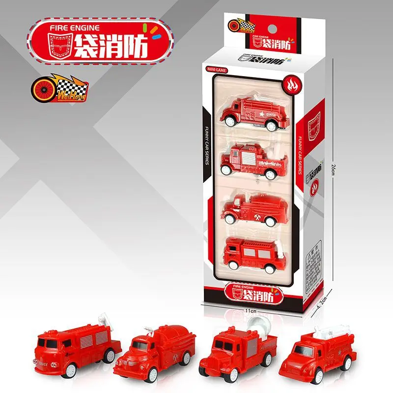 Model Inertia Warrior Small Car Engineering Vehicle Toy CHILDREN'S Toy Car Cheng Car Model Toy