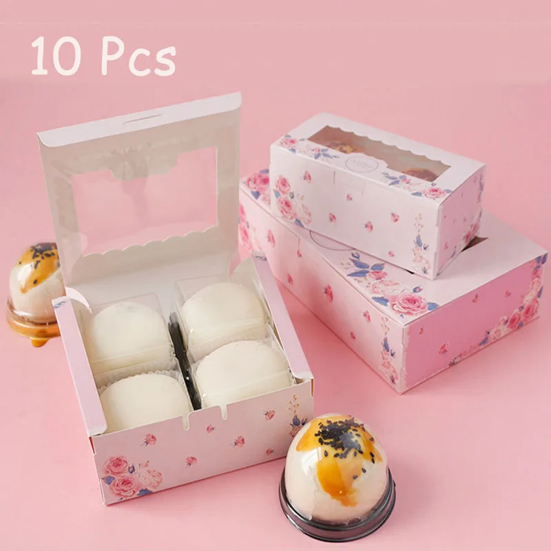10Pcs Mochi Cookies Packing Paper Boxes Puff Muffin Chocolate Biscuit  Dessert Pastry Gift Box with Window Kids Favor Party Decor|Gift Bags &  Wrapping Supplies| - AliExpress