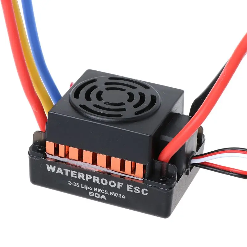 

Waterproof 3650 4300KV Brushless Motor with 60A ESC Combo Set for HSP 1/10 RC Car 95AE