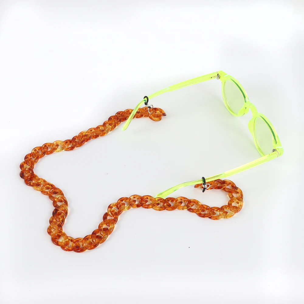 FishSheep Neue Acryl Sonnenbrille Kette Für Frauen Maske Lanyard Hängen Neck Halter Seil Riemen Lesebrille Kabel Zubehör – Detail 12