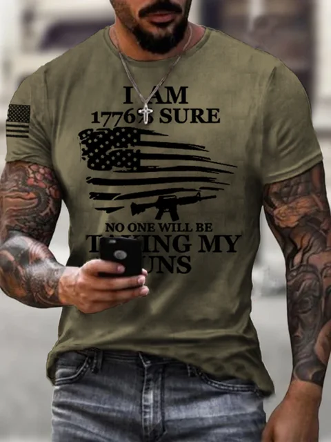 American T-shirt Summer Casual Top New Men's 3d Printed Short Sleeve Street Shirt Outdoor Loose Clothing Fashion Oversized T-shi 11