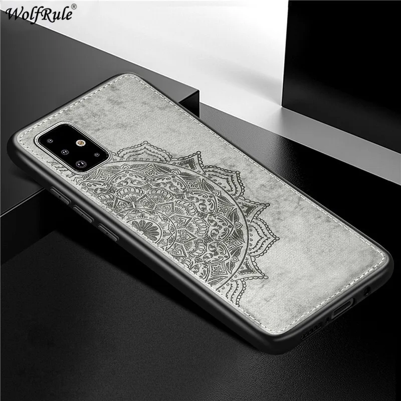 For Samsung Galaxy A71 Case For Samsung A71 Bumper Soft Tpu Frame Cloth