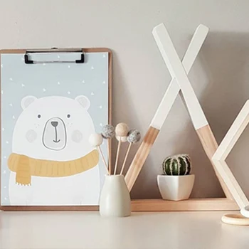 

1 Pcs Wood Wall Storage Shelf Stacks Children Kids Living Room Decoration Frame SNO88