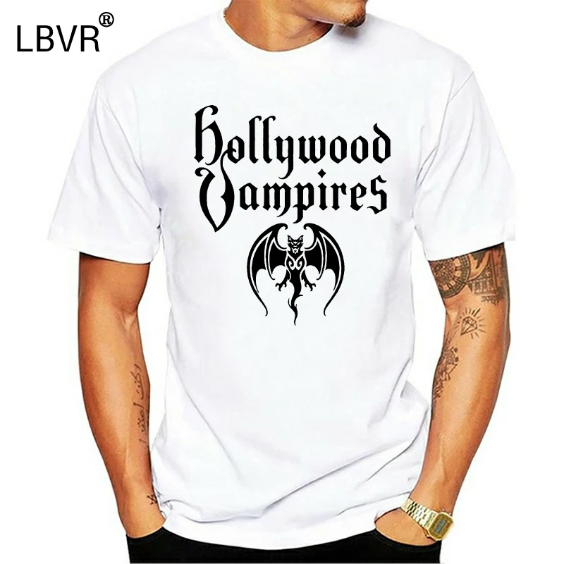 Camiseta Hollywood Vampiress Grupo Americano Rock Negro Blanco Tamano Xs 3xl Alta Calidad Para Hombre Mejor Camisetas Aliexpress