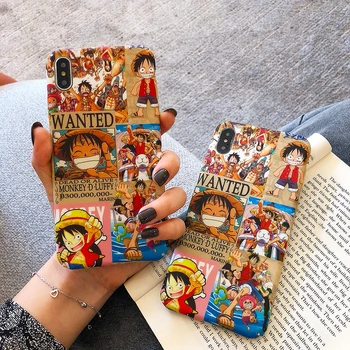 

ONE PIECE Cosplay Cell Phone Protective Case Phone Case Anime Adult Lovers Apply To Iphone11 / XSMAX Christmas Halloween Gift
