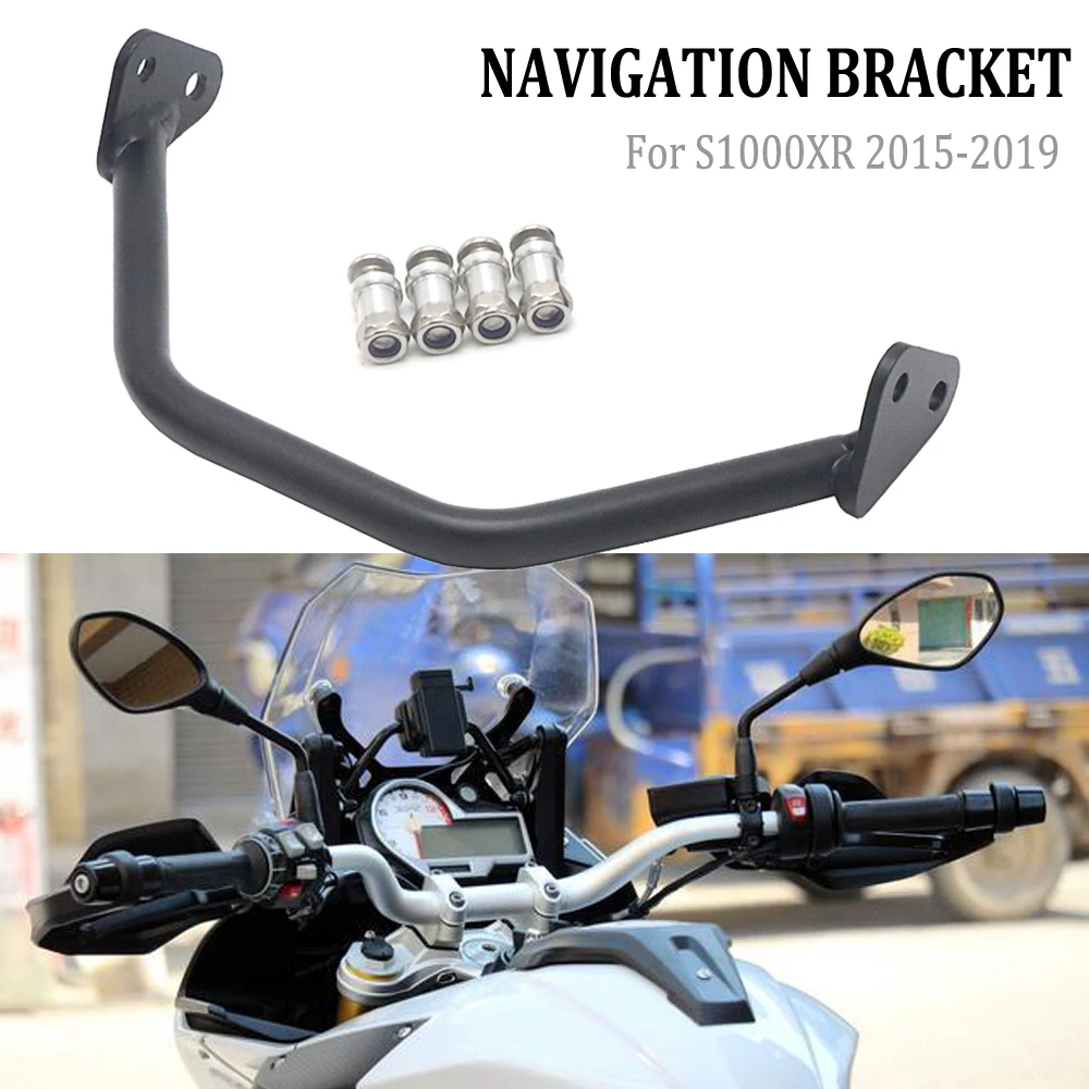 

For BMW S1000 XR S1000XR 2015-2019 2018 2017 Motorcycle Stand Holder Mobile Phone GPS Navigaton Bracket USB Wireless Charging