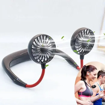 

Folding Sports Neck Fan Mini USB Charging Fan With Aromatherapy And Lamp 45