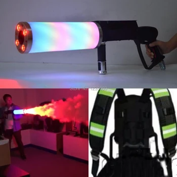 

DJ Party LED Co2 gun with backpack