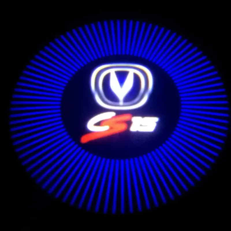 Темно-серый Автомобиль Добро пожаловать светильник для ChangAN CS15, CS75, CS35 2 шт./компл - Цвет: Темно-серый