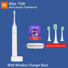Оригинальная звуковая электрическая зубная щетка Xiaomi T500, Mi, долгий срок службы батареи, IPX7 Mijia, зубная щетка, высокая частота, вибрация, магнитная Оригинальная звуковая электрическая зубная щетка Xiaomi T500, Mi, долгий срок службы батареи, IPX7 Mijia, зубная щетка, высокая частота, вибрация, магнитная