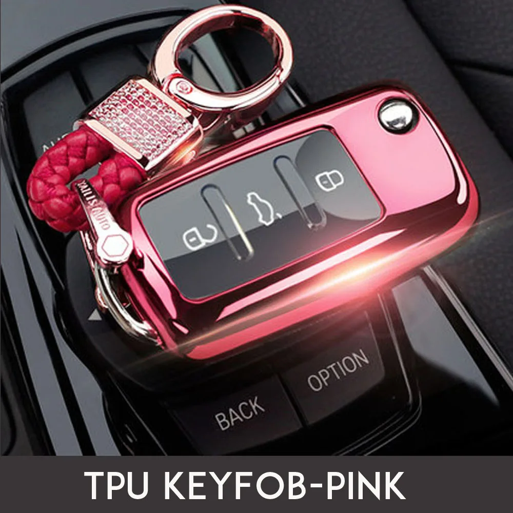 ТПУ чехол для автомобильных ключей, чехол для Volkswagen VW Passat Golf 6 Jetta Bora Polo Sagitar Tiguan Lavida Santana Touran C-TREK Pad