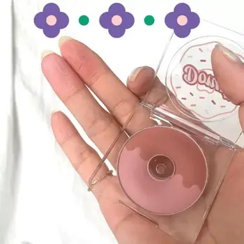 

Cute Donut Blush Highlighter Makeup Palette Brighten Skin Face Contouring Powder Palette Illuminator Highlight Face Cosmetics