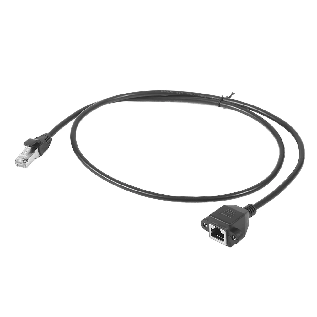 60 см/100 см штекер гнездо RJ45 винтовое крепление для панели Ethernet LAN Сетевой