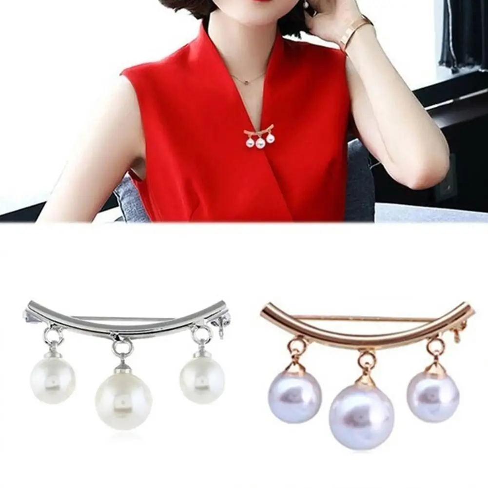

2Pcs Brooch Pin Women Men Faux Pearl Pin Brooches for Women Brooch Pin Dress Suit Jewelry Wedding broche Party Accessories Pins