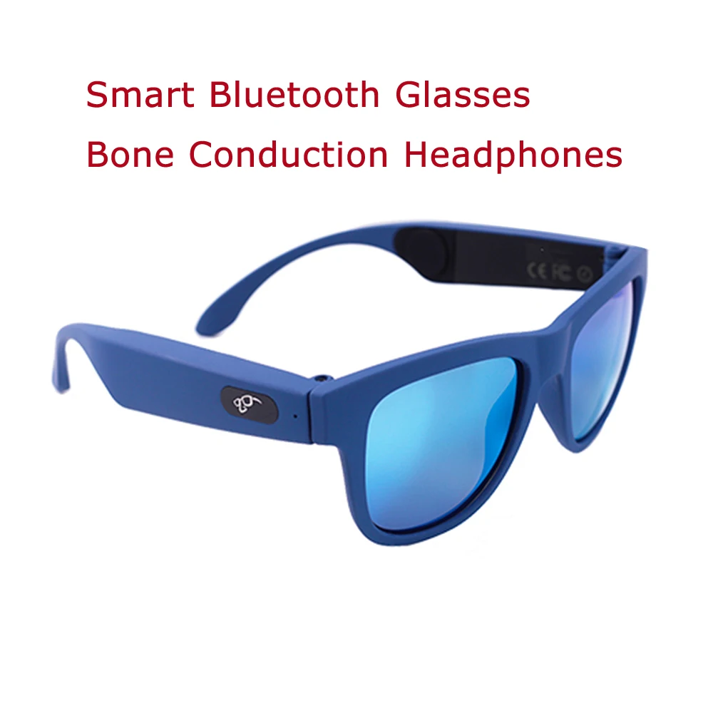 G1Bone проводимость Bluetooth умные спортивные наушники Солнцезащитные очки Беспроводные стерео аудио солнцезащитные очки спортивные наушники