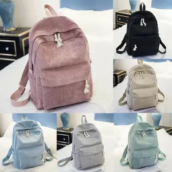 

New Arrival Fashion Ladies Girl Canvas School Backpack Shoulder Bag Travel Rucksack Satchel College Style Colorful Backpacks
