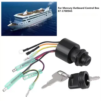 

Boat Ignition Key Switch For Mercury Outboard Remote Control Box 87-17009A5 Car Repair And Modification Accessories