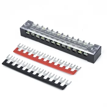 

15pcs Terminal Block Bar Set 100A Dual Row Barrier Universal Electrical
