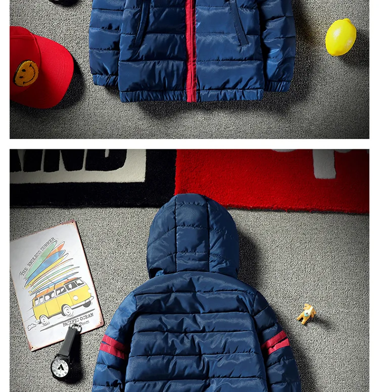 Зимняя куртка для мальчиков детская парка пуховик из хлопка, коллекция года, зимняя одежда Толстая куртка с капюшоном для детей 3, 4, 5, 6, 7, 8, От 9 до 13 лет