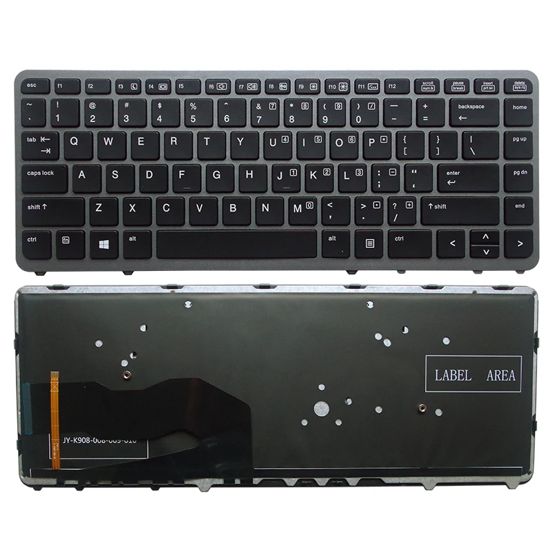 Tastiera Inglese Per Laptop Per Hp Elitebook 840 G1 850 G1 Zbook 14 Per Hp 840 G2 Us Retroilluminazione