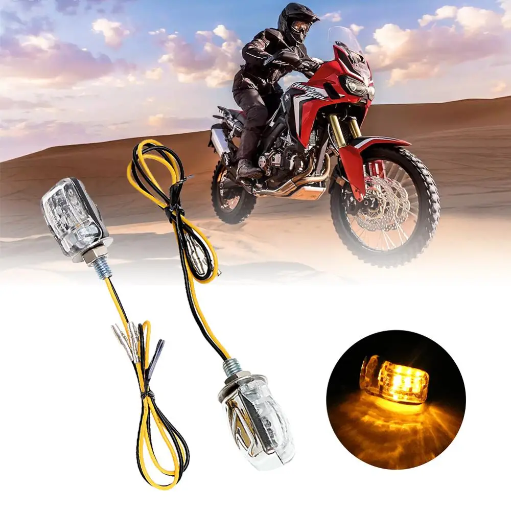 Мотоцикл светодиодный указатель поворота Мини поворотник сигнальные общего