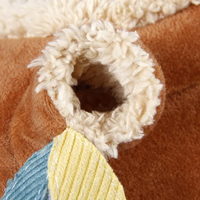 Plush Stump Hamster Tunnel Hammock Hanging Nest Soft House Bed Cage For Mini Animal Small Pet Mice Rat Nest Bed 5