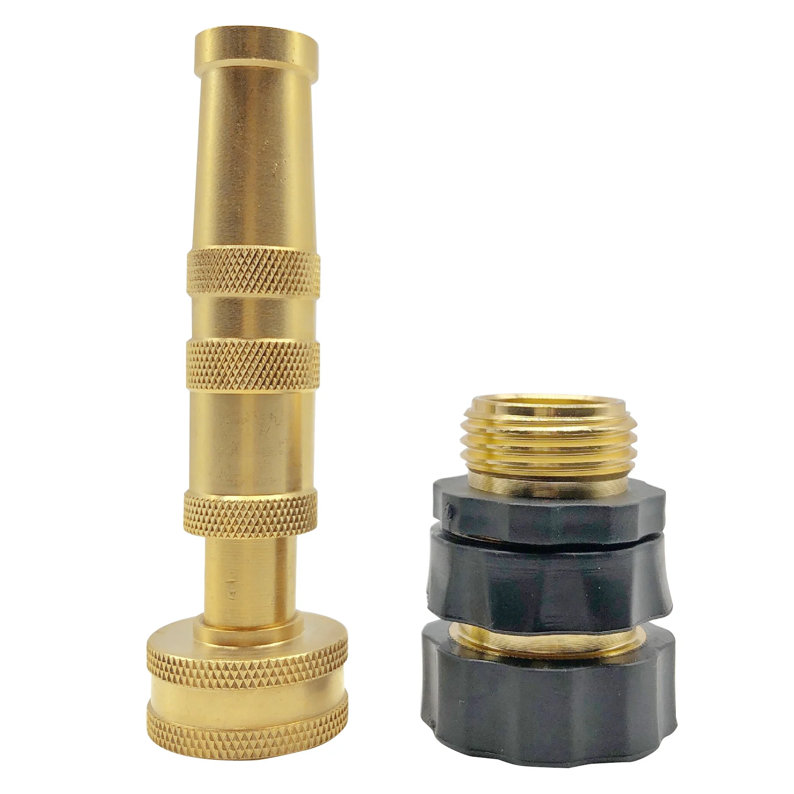 

Solid Brass Garden Spray Nozzle 4 Inch Adjustable Twist Water Hose Nozzle Gardening Supplies