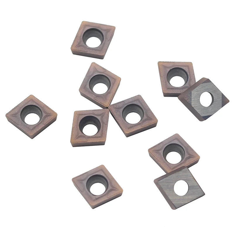 

CCMT060204 inner hole diamond metal turning tools carbide insert CCMT 060204 finishing boring car blade CNC lathe tool