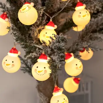 

3M LED Charming Christmas Snowman Shape String Light for Home Garden Party Wedding Christmas Party Xmas Decoration Lamp