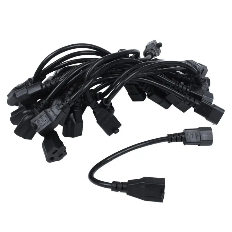 

Hot Sale PAC100 Computer Power Cord IEC 320 EN 60320 C14 to NEMA 5-15R - 1 feet