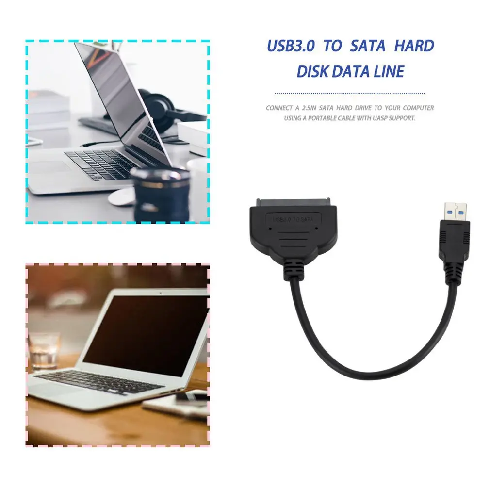 USB 3,0 до 2,5 дюйма SATA III 22 Pin Кабель-адаптер с UASP-SATA на USB 3,0 конвертер для внешнего SSD/HDD жесткого диска