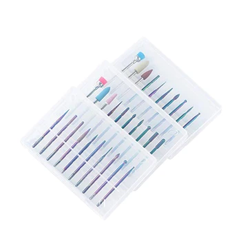 

Nail Art Color Grinding Drill Bits Electric Nail Machine Diamond Bit 10PC