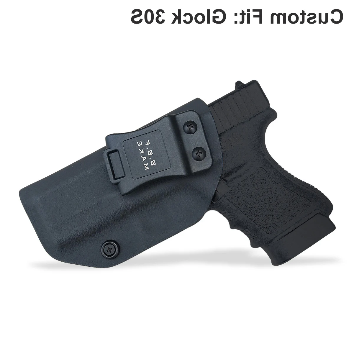 Black For Left B.B.F Make IWB Тканевая кобура для пистолета IWB, подходит под заказ: Glock 30 S, внутренний скрытый пояс для переноски, пистолетный Зажим для ремня, аксессуары - Цвет: Black For Left