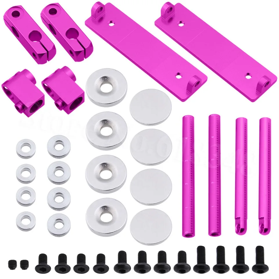 2 Pcs Blue Invisible Body Shell Post Column Mount Strong Magnet For 1//10 RC Car