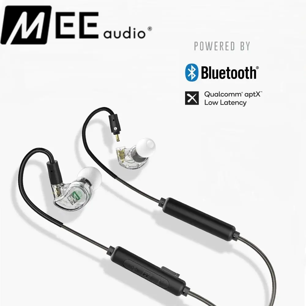 Беспроводные+ Проводные профессиональные наушники MEE M6, универсальные, с шумоизоляцией, IPX5, водонепроницаемые, aptX, вкладыши, мониторы, наушники, Bluetooth