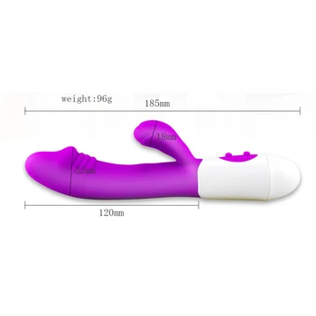G Spot Dildo Rabbit Vibrator for Women Dual Vibration Silicone Waterproof Female Vagina Clitoris Massager Sex Toys For Women 4