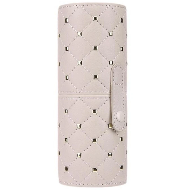 

Fashion Makeup Brushes Holder Case Pu Leather Travel Pen Holder Storage Cosmetic Brush Bag Brushes Organizer Makeup Tools