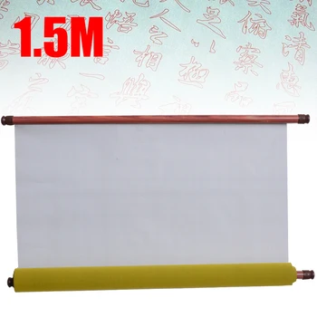

Portable Magic Chinese Water Writing Cloth Reusable Water Paper Calligraphy Fabric Notebook for Children Artists Gifts 1.5m