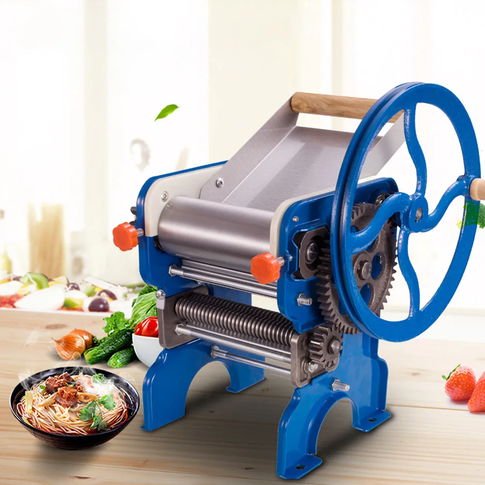 Household Noodle Maker Machine Manual Pasta Machine Dough Laminator Noodles Pressing Rolling Fresh Pasta