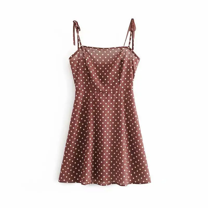 

2019 Summer Fashion Pullover Horizontal Neck Printed Elastic Waist Tying Floral-Print Strapped Dress WOMEN'S Dress Dress
