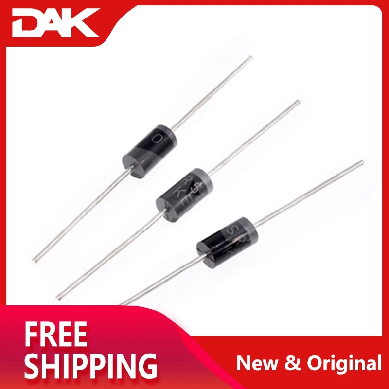 Диод Шоттки SR5100 5A/100 V DO-27 SB5100 20CPCS