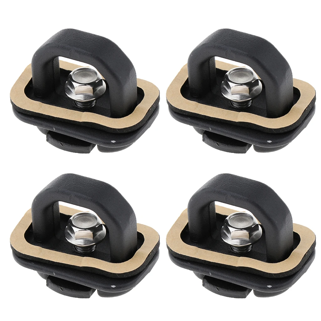 4x Car Accessories Tie Down Anchor Truck Bed Side Wall Anchors