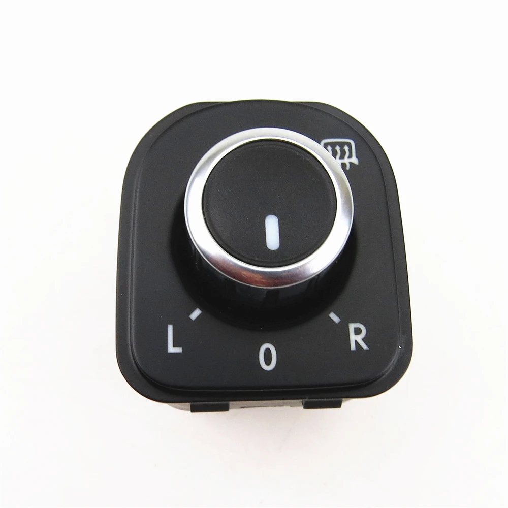 Readxt Car Chrome Power Side Mirror Adjust Switch Knob Button For