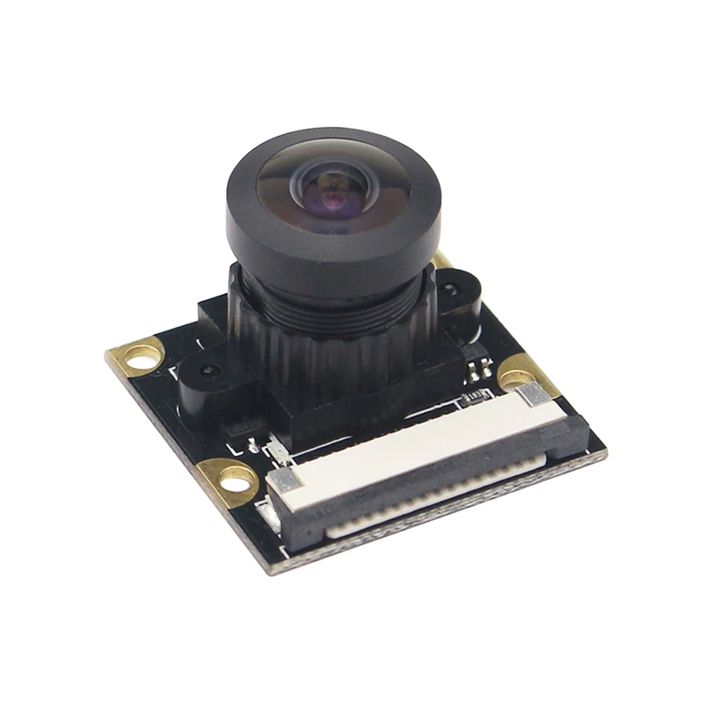 Инфракрасный модуль камеры 5 Мп с широкоугольным объективом 160 градусов рыбий глаз + 2 шт. подсветки 3 Вт для Raspberry Pi 2/3/B +