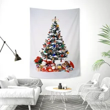 Рождественские елки гобелен ковер на стену скатерть Настенный декор для нового года