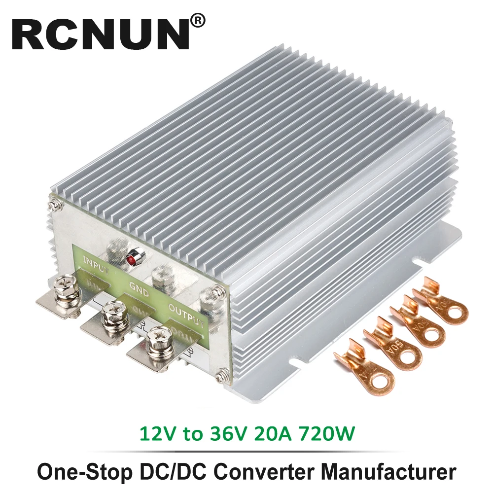 Высокое качество 12 вольт до 36 вольт 20A DC-DC повышающие преобразователи 12 В до 36 В 15A повышающий преобразователь постоянного тока автомобильный регулятор напряжения питания - Цвет: 12V to 36V 20A