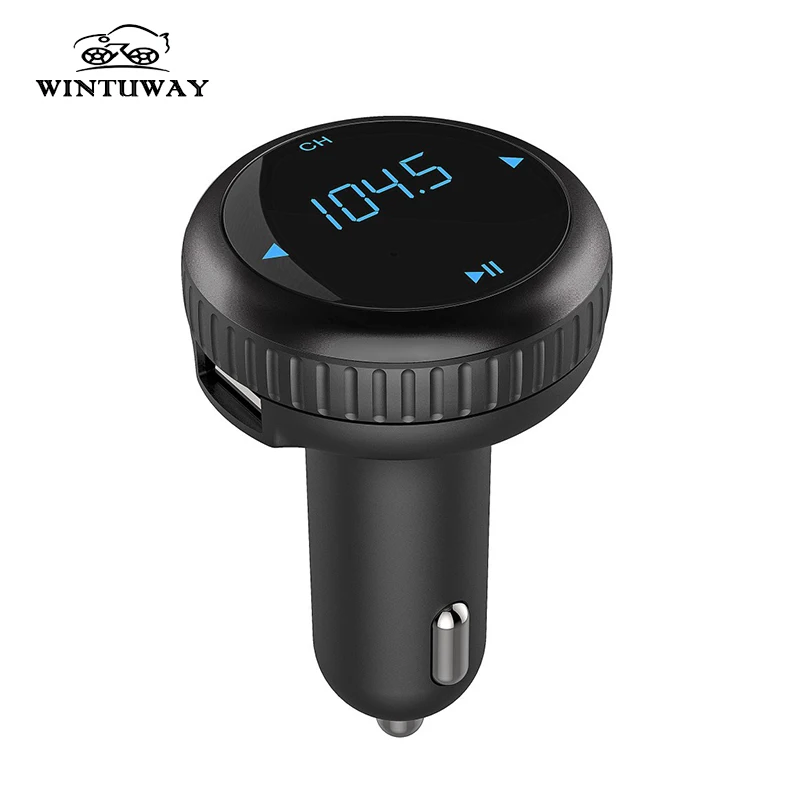 WINTUWAY беспроводной Bluetooth fm передатчик Transmisor FM модулятор двойной usb порты Transmiter AUX