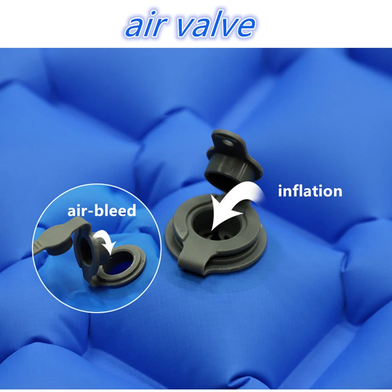 Portable Camping Mat Inflatable Mattress Air mattress Pillow Waterproof Diamond Outdoor Camping Hiking Sleeping Mat Air Cushion