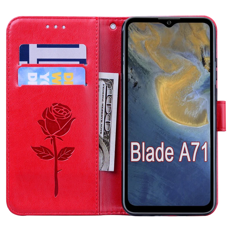 Flip Cover For ZTE Blade A71 A 71 Case Funda Wallet Stand Leather